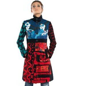 Desigual Velvet Coat